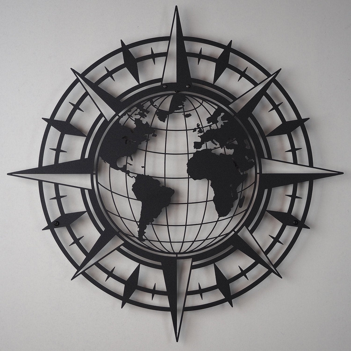 Compass and World Map