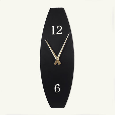 3D Curve of Time Metal Modern Wall Clock
