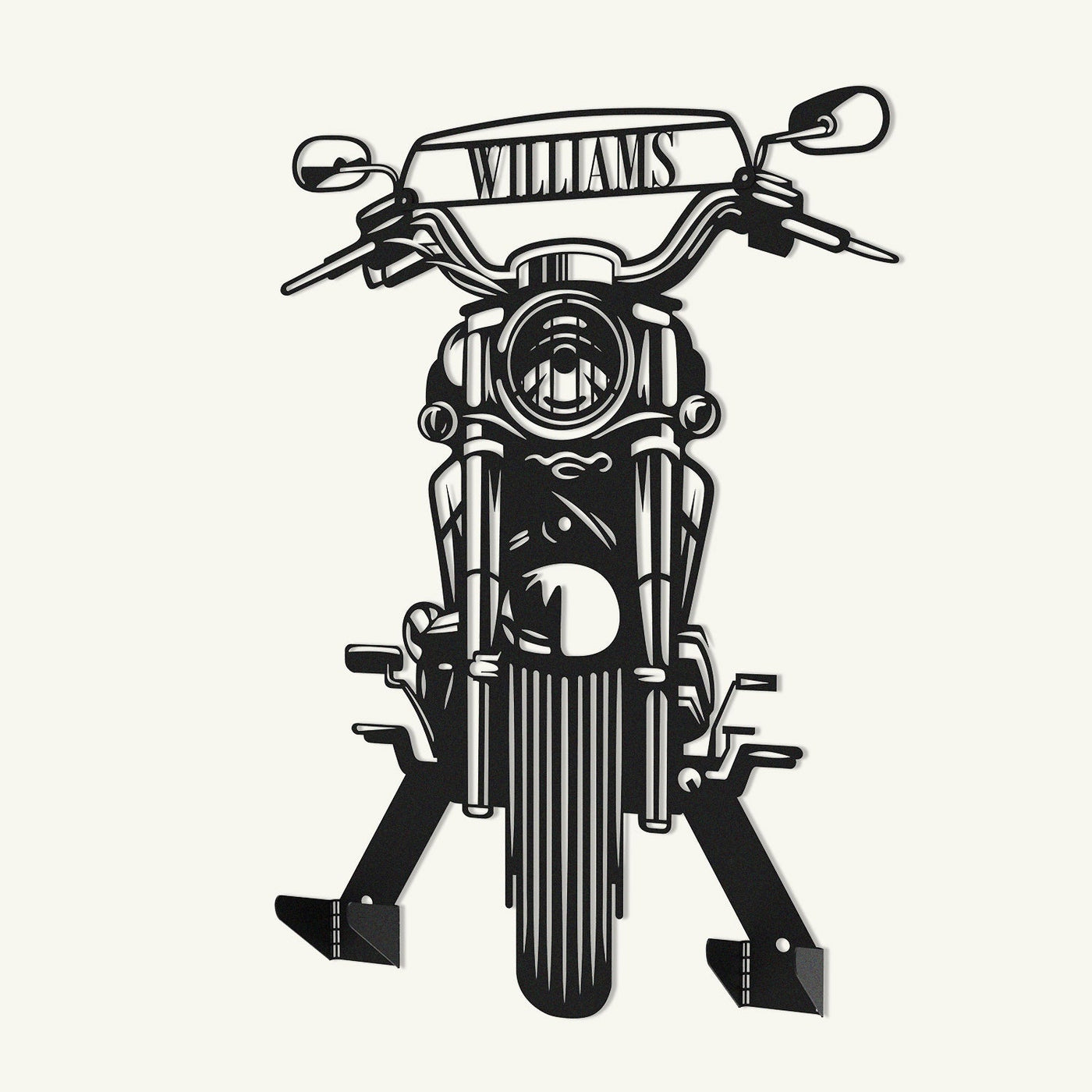 Personalized Motorcycle Helmet Wall Hanger