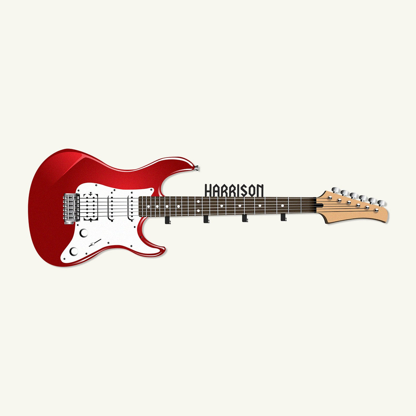 Personalized Metal Electric Guitar Wall Hanger