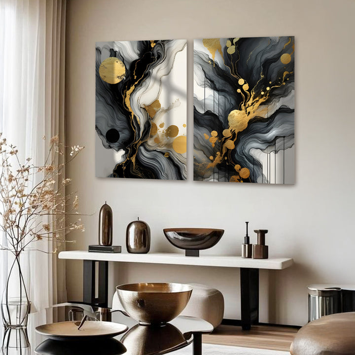 Ethereal Marble Cascade