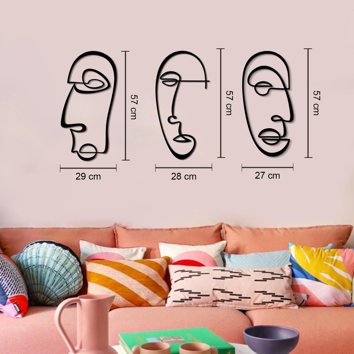 Abstract Line Art Set of 3