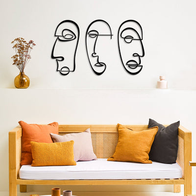 Abstract Line Art Set of 3