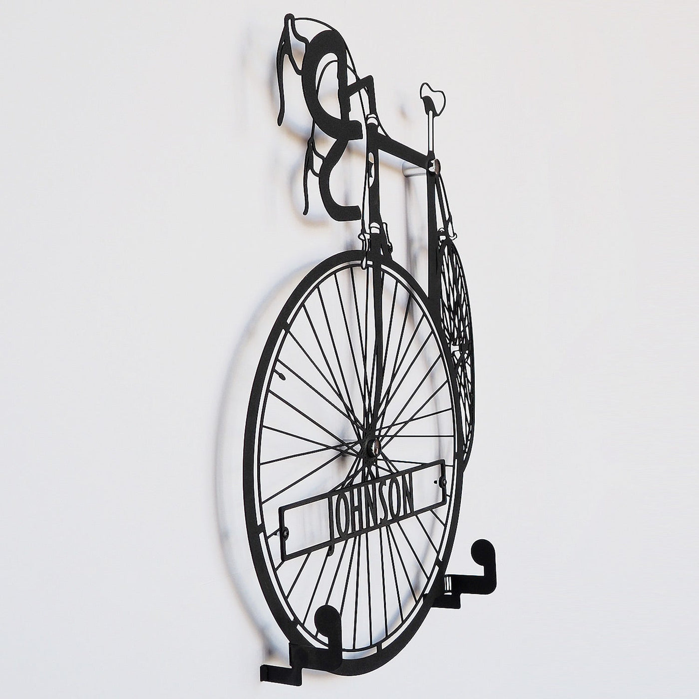 Personalized Bicycle Helmet Wall Hanger