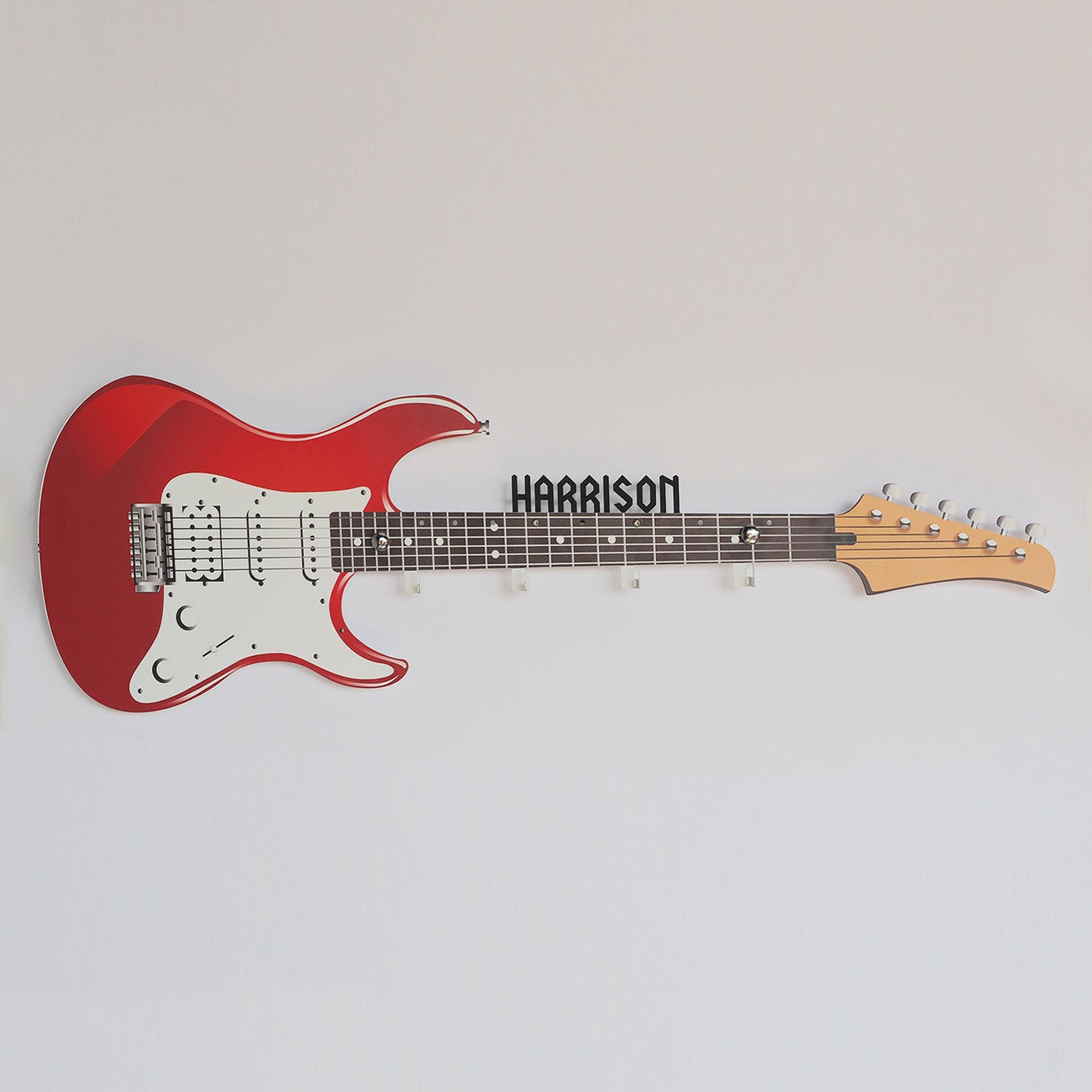 Personalized Metal Electric Guitar Wall Hanger