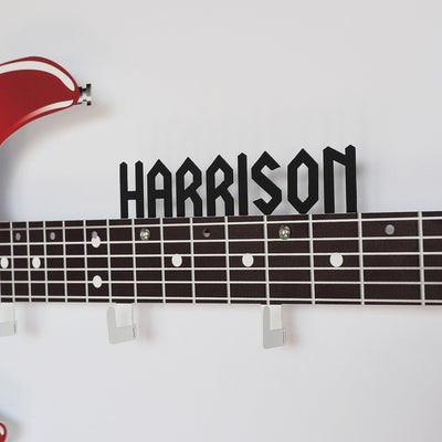 Personalized Metal Electric Guitar Wall Hanger