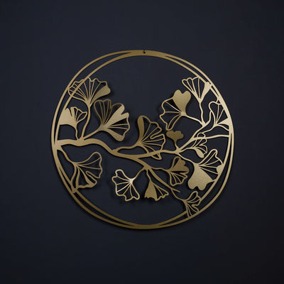 Ginkgo Metal Wall Art - APT508