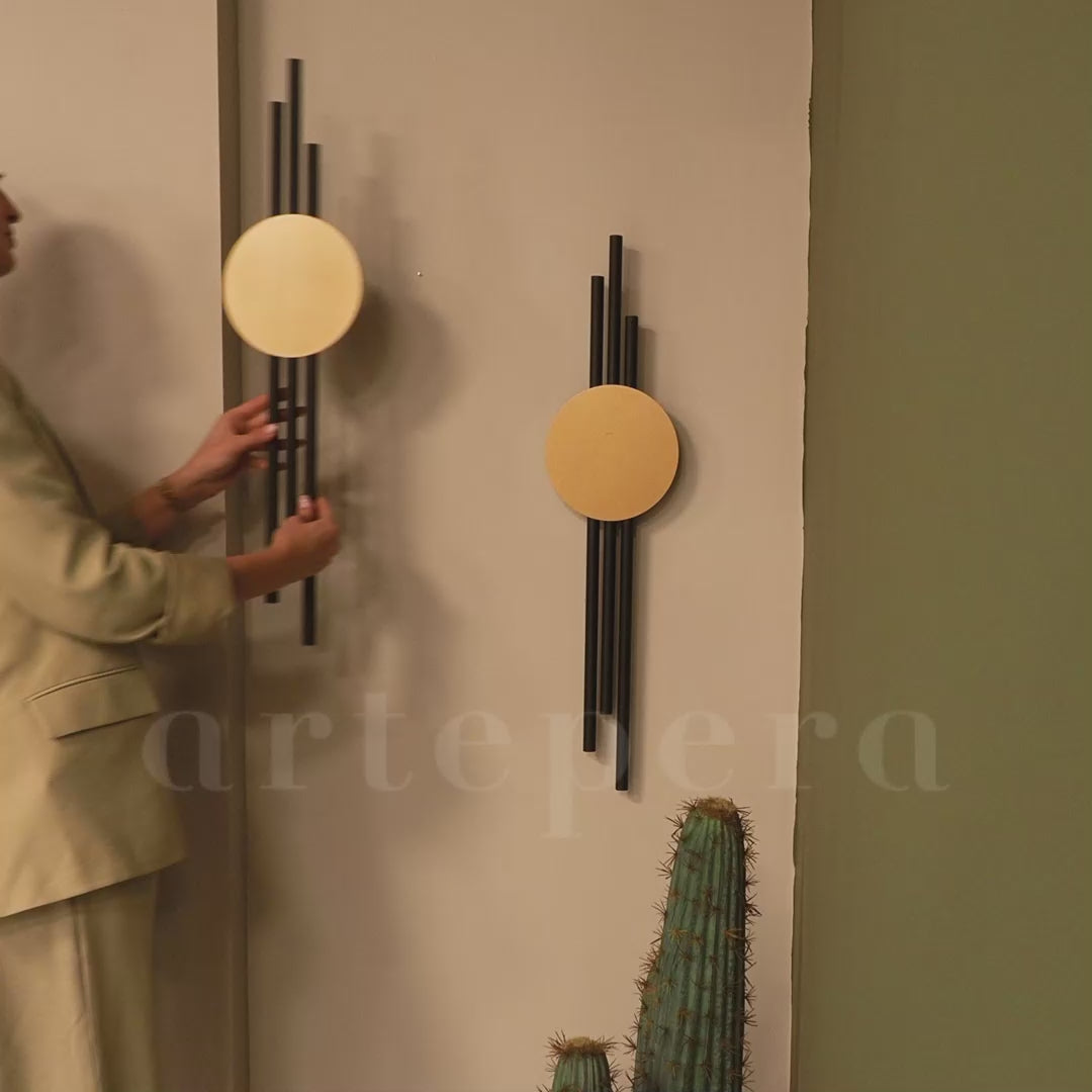 Antique Lines Metal Wall Art Set of 2