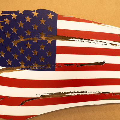 American Flag Metal Painting - APT605