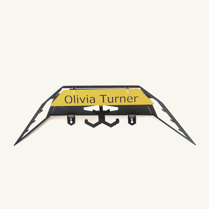 Personalized Metal Bicycle Wall Hanger