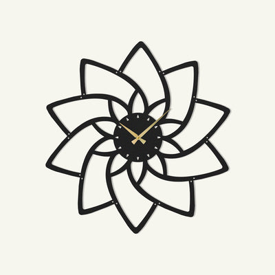 Lotus Metal Wall Clock - APS106