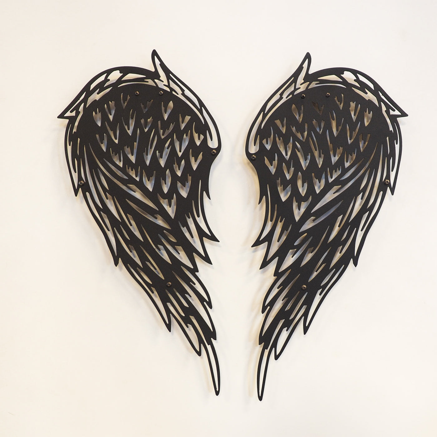 Angel Wings Metal Wall Art Set