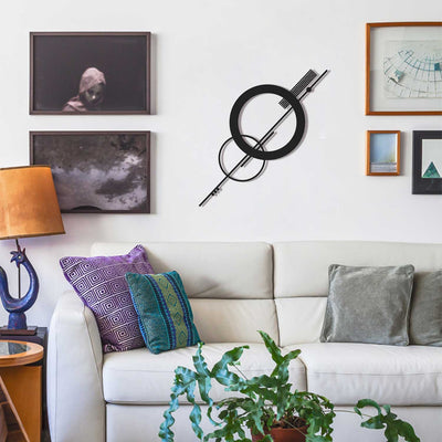 Living Room Metal Wall Art, Geometric Design, Home Decor, Office Decor, Trend