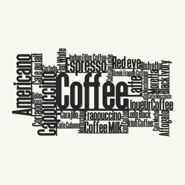 Coffee Metal Wall Art