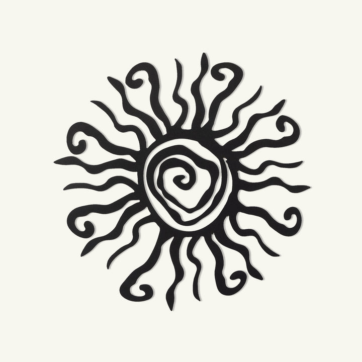 Whacky Sun Metal Wall Art