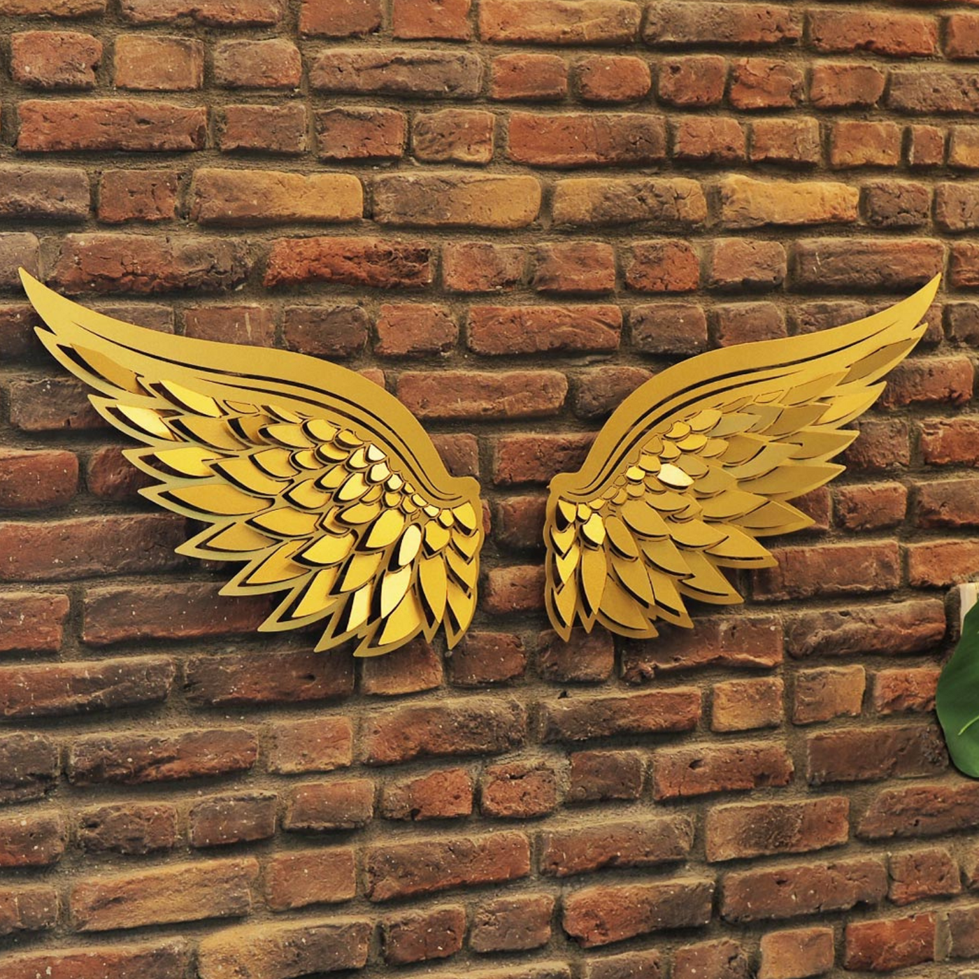 Angel Wings Metal Wall Art Set - APT705