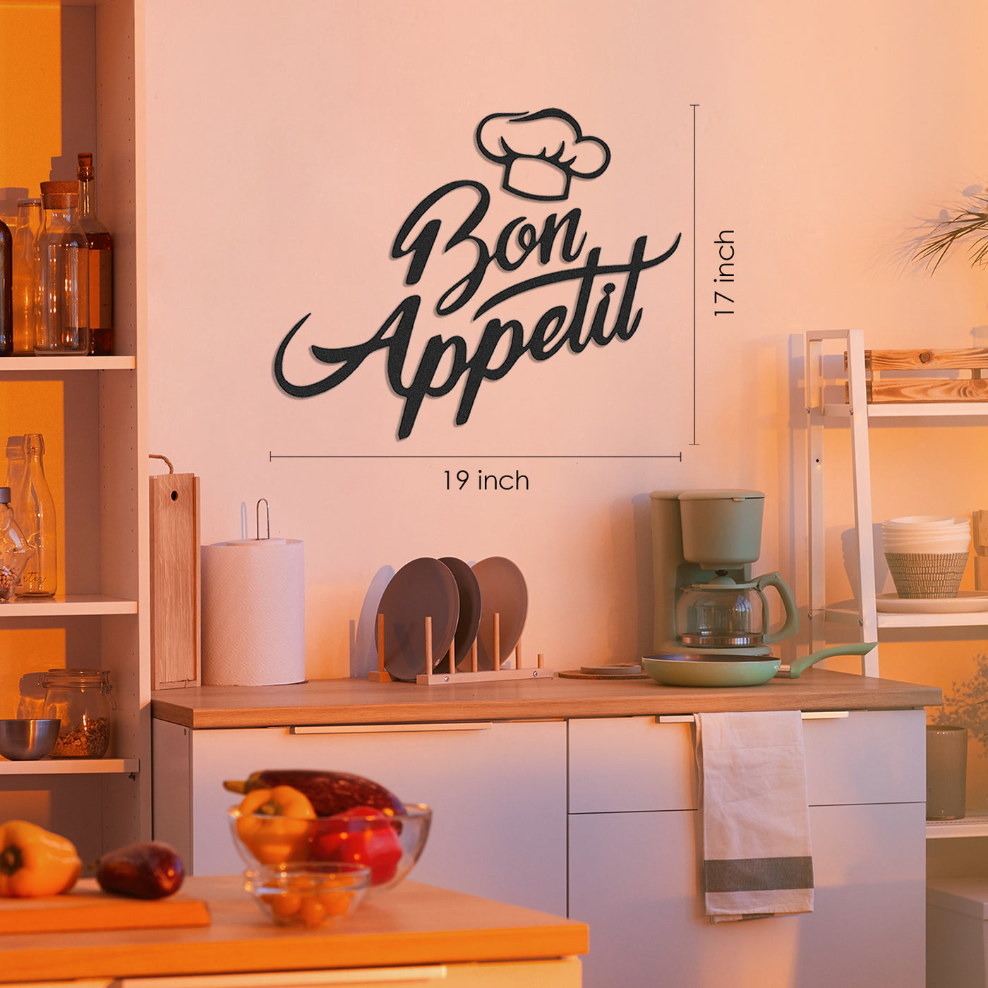 Bon Appetit Metal Wall Art - APT378