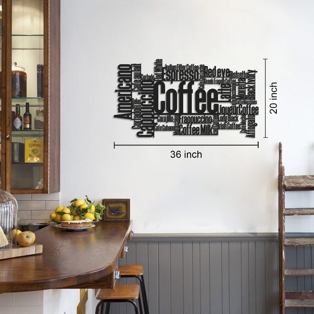 Coffee Metal Wall Art