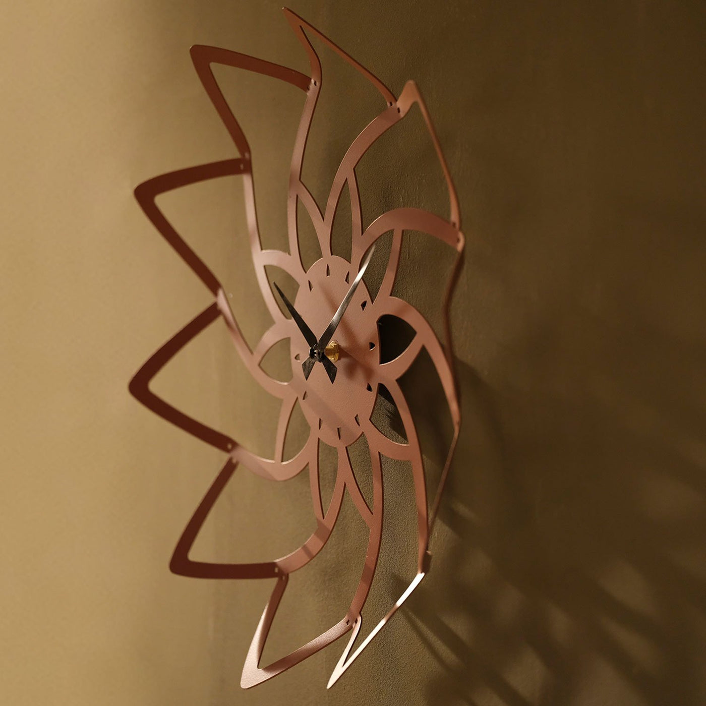 Lotus, Metal, Wall Clock, Decoration, Flower, Abudance, Youth, Living Spaces, Home Gift
