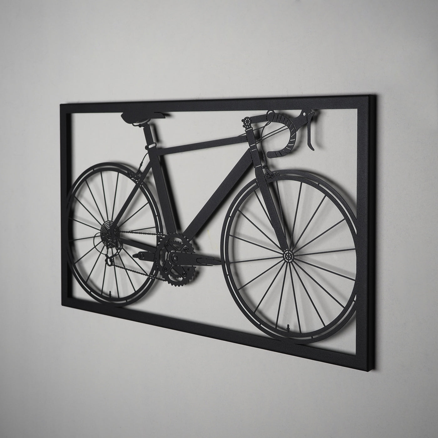 Bicycle, Modern Design, Wall Decoration, Metal Art, Gift, Adventure, Fun