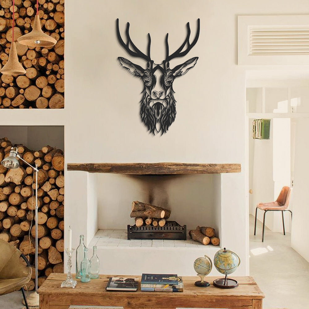 Metal Wall Art, Fireplace Decor, Home Decoration, Metal Wall Art