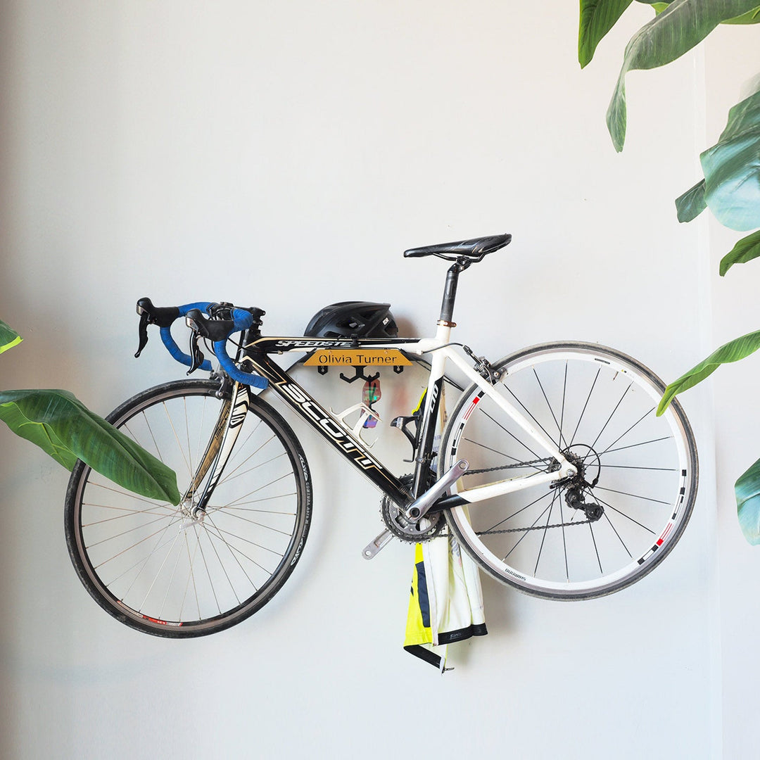 Personalized Metal Bicycle Wall Hanger
