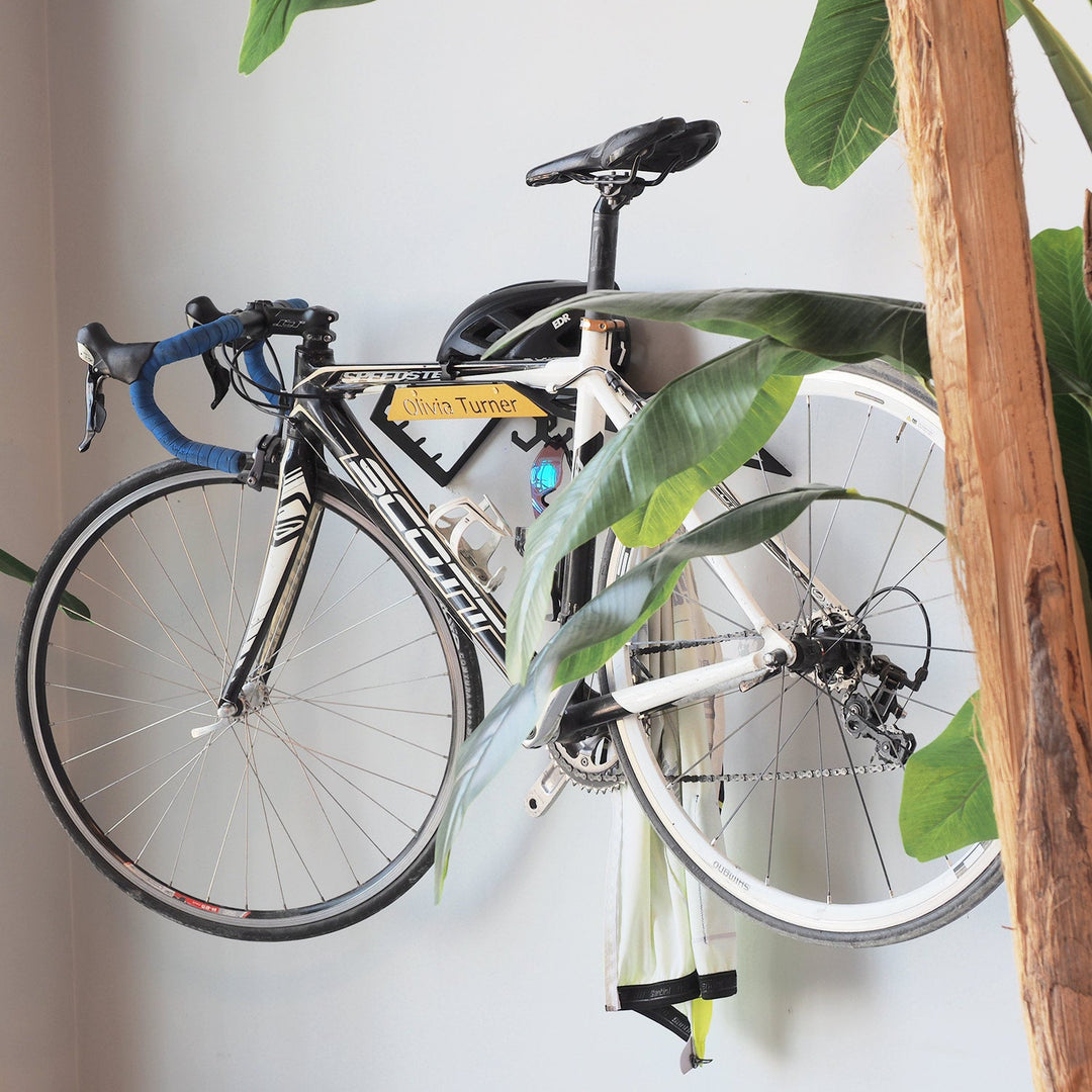 Personalized Metal Bicycle Wall Hanger