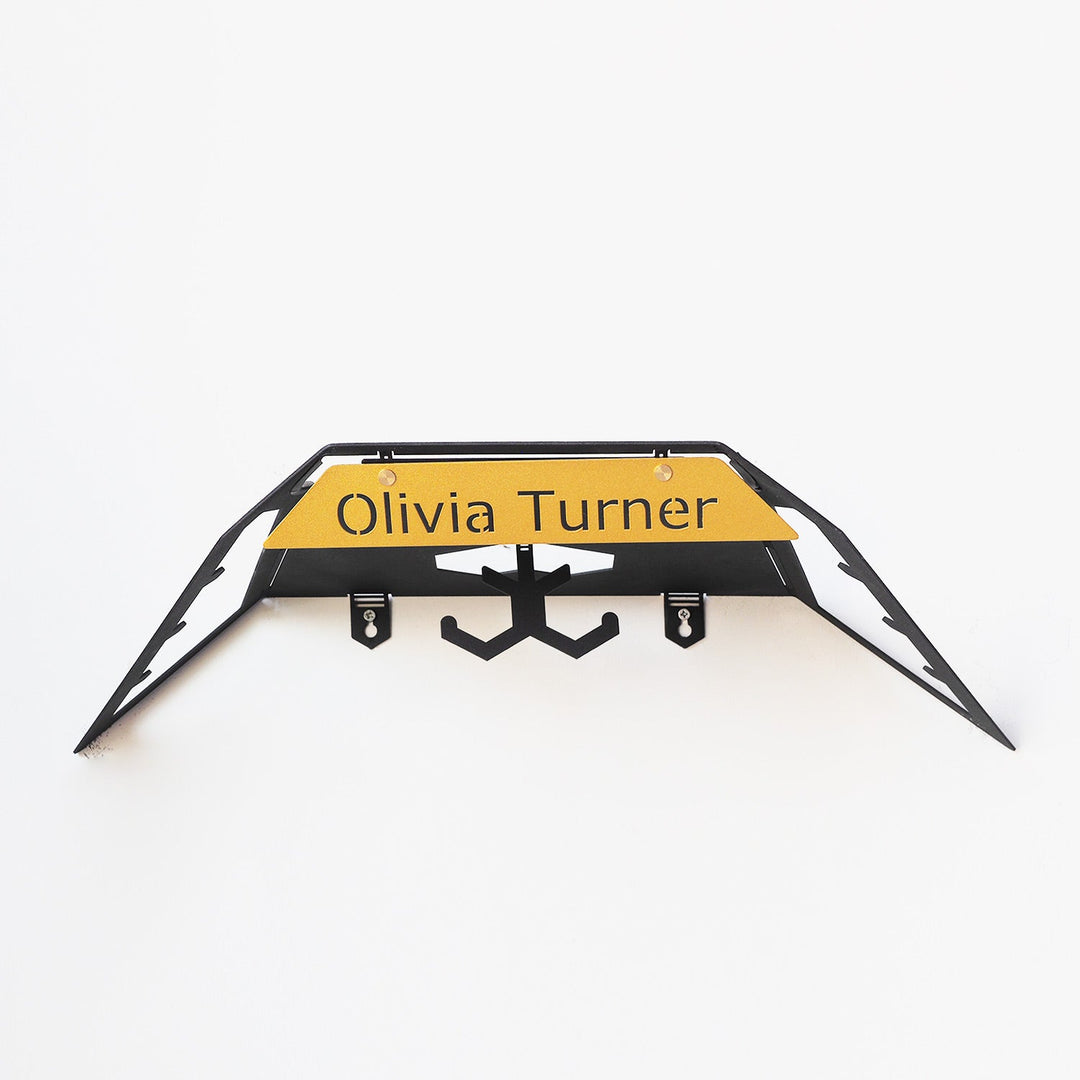 Personalized Metal Bicycle Wall Hanger