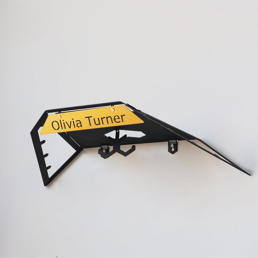 Personalized Metal Bicycle Wall Hanger