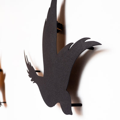 Birds Set of 5 Metal Wall Art