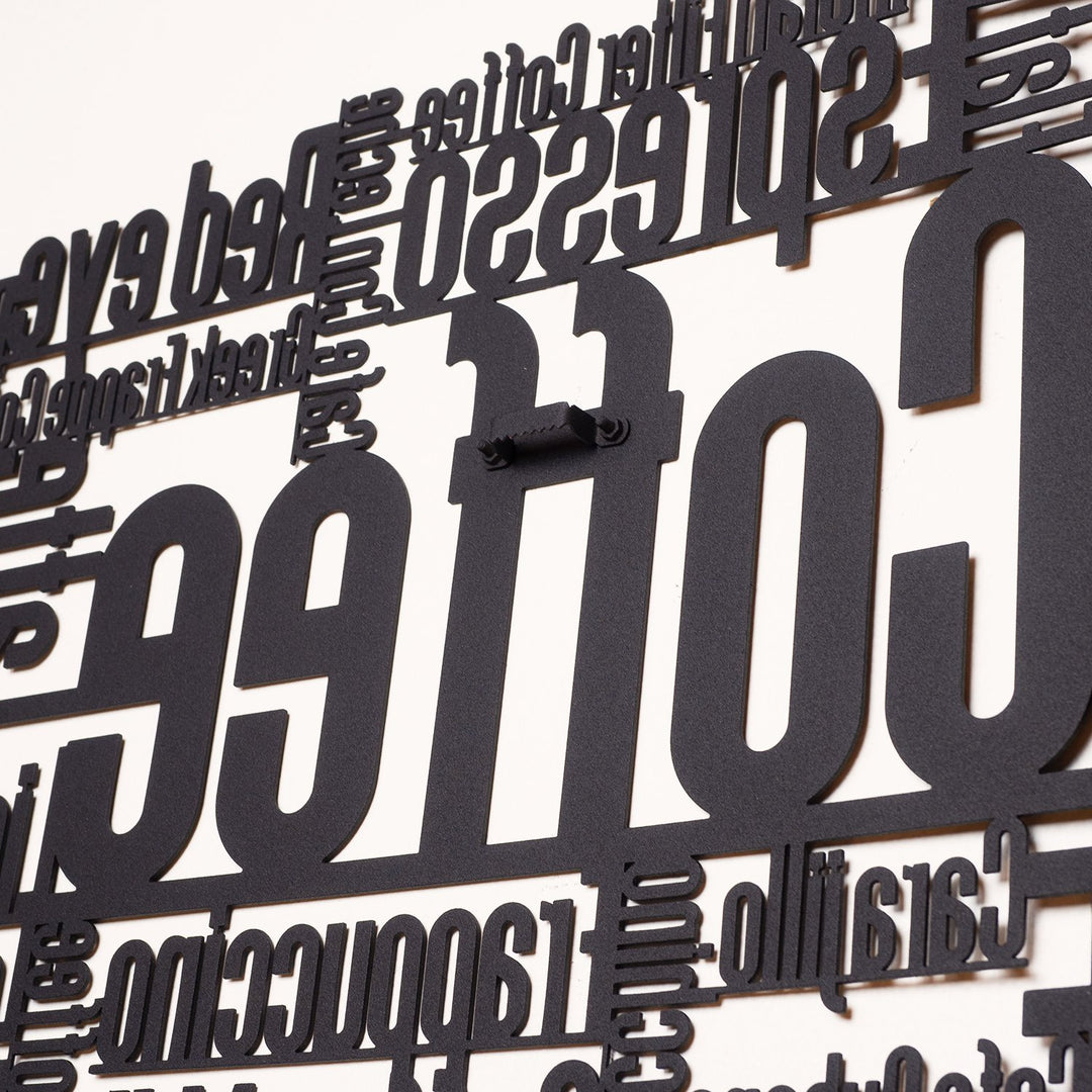 Coffee Metal Wall Art