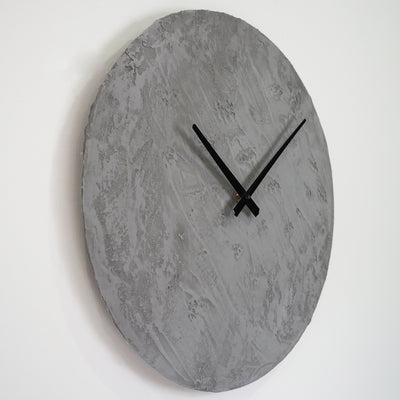 Concrete Metal Wall Clock