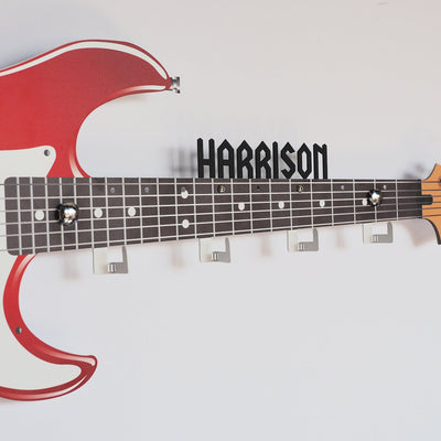Personalized Metal Electric Guitar Wall Hanger