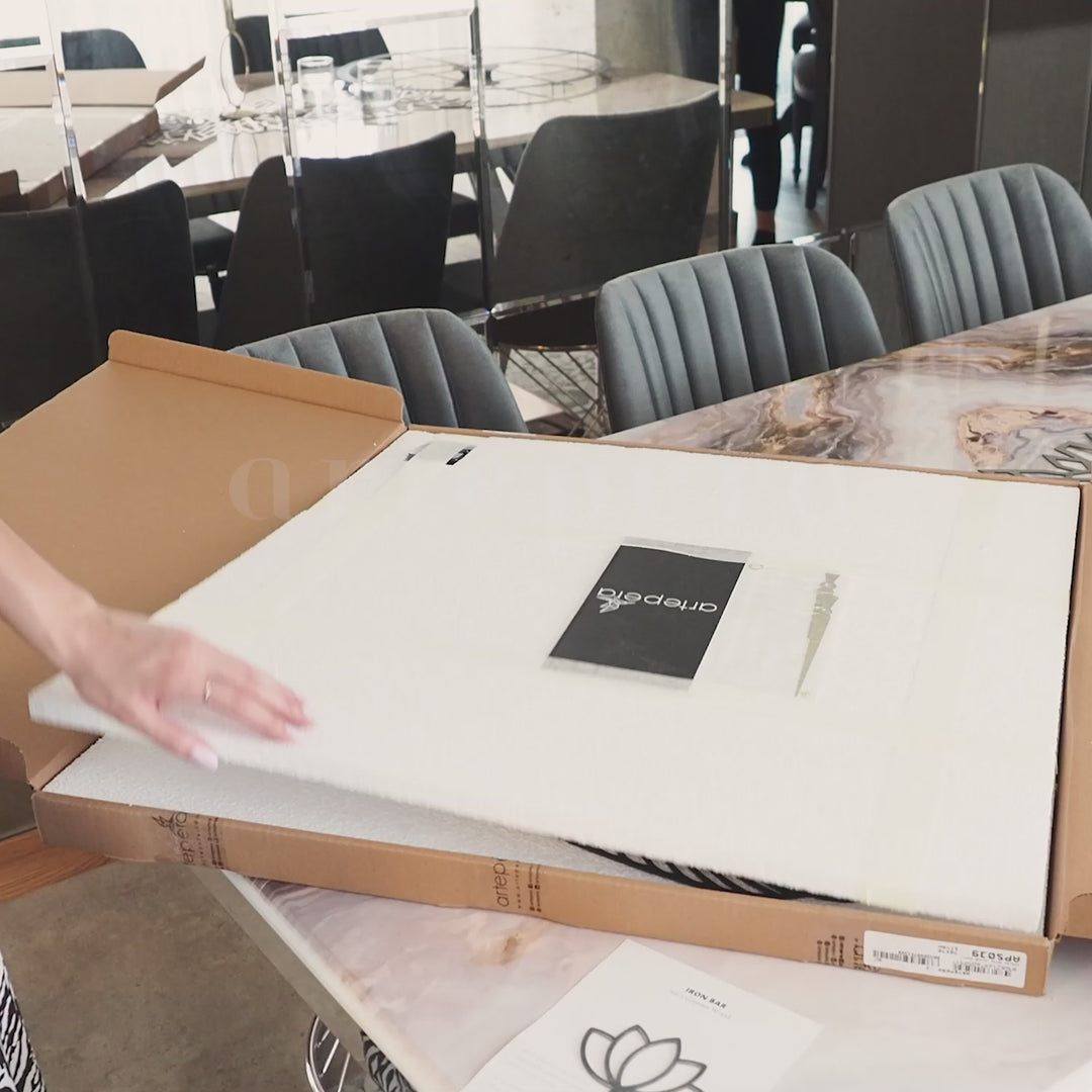 Azalea Metal Wall Clock