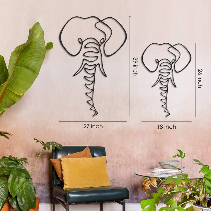 Elephant Line Art