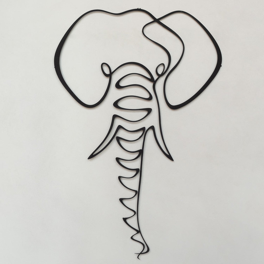 Elephant Line Art