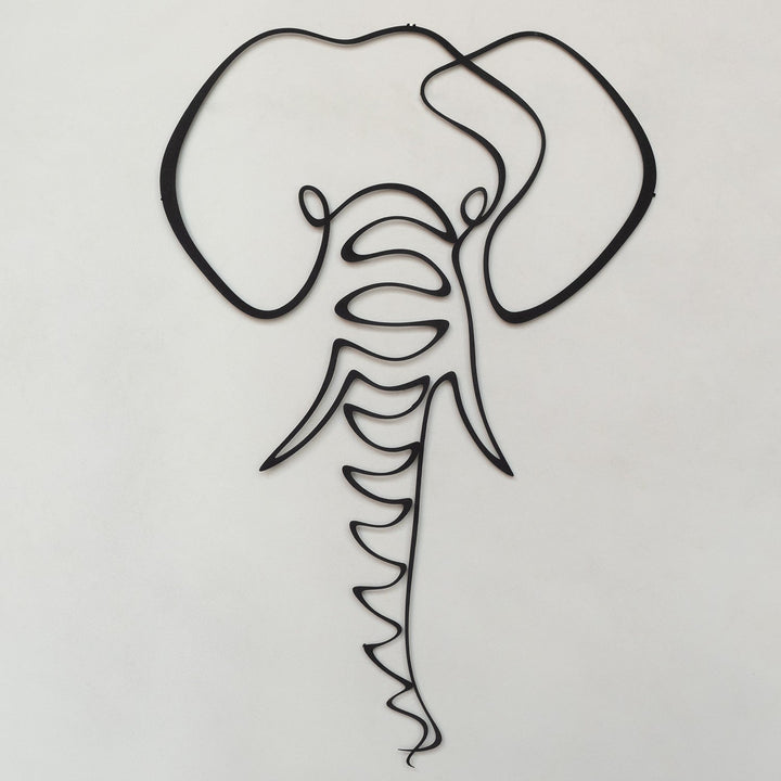 Elephant Line Art