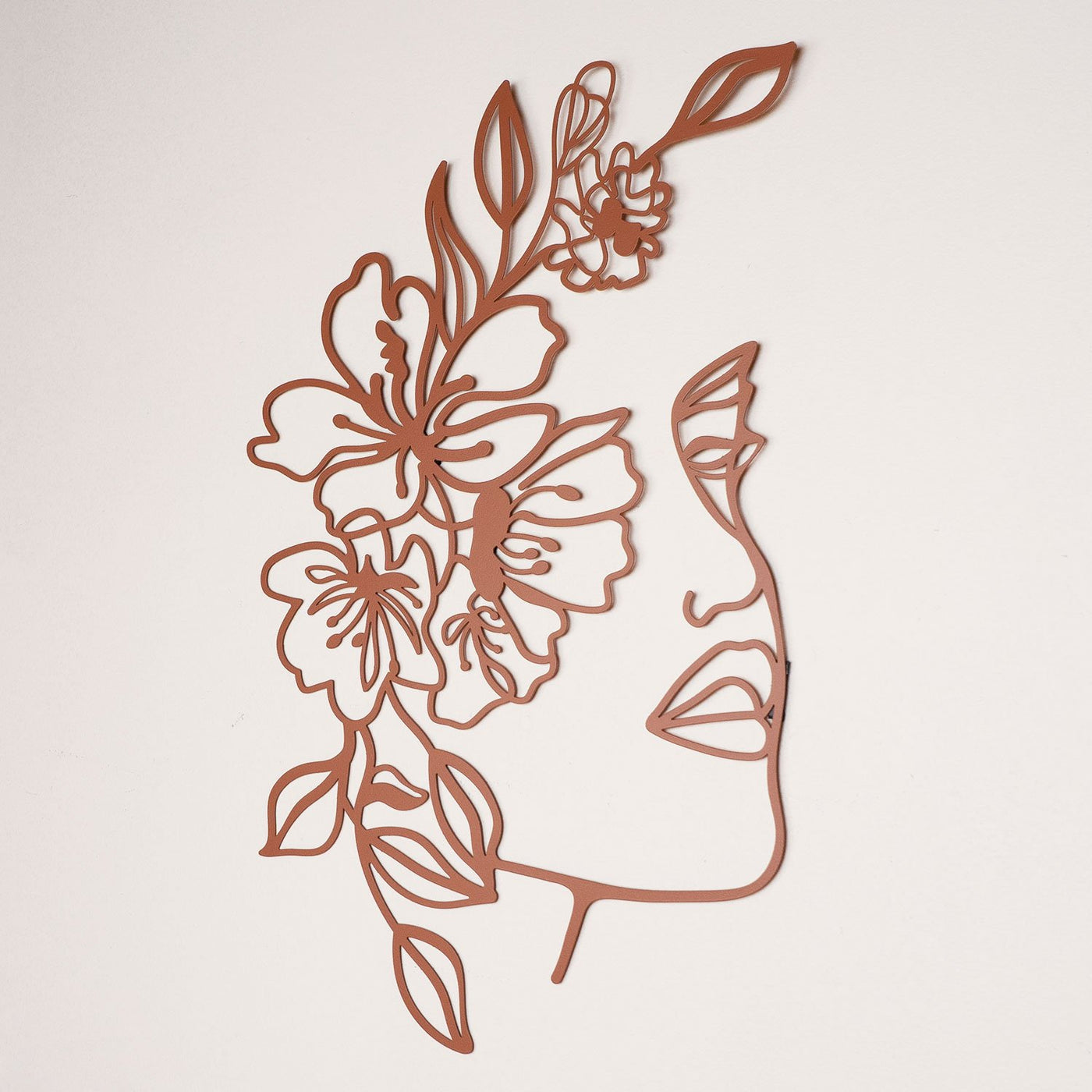 Floral Face, Flowers, Journey, Inspiration, Wall Art, Accessory, Soul