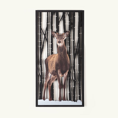 Metal Deer Melody Set of 5 - Wall Decorations