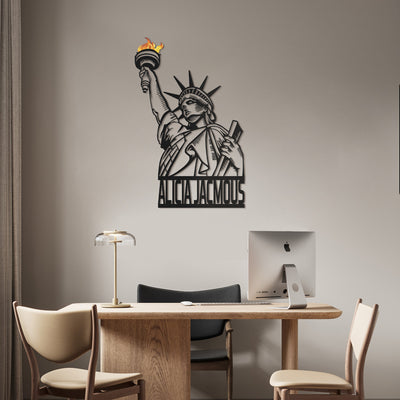 Personalized Metal Liberty Wall Art - APT738