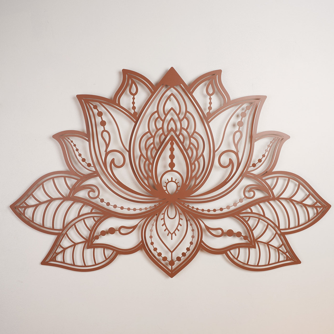 Lotus Mandala, Home Decoration, Office Decoration, Metal Wall Art, Modern Design, 3D