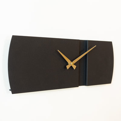 3D Rectangular Metal Modern Wall Clock - Silent Mechanism