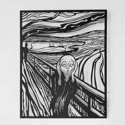 The Scream Metal Wall Art - APT728